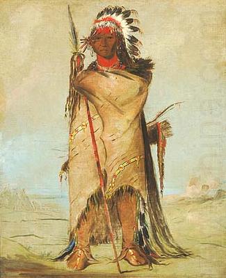Fort Union 1832 Crow-Apsaalooke oil painting, George Catlin